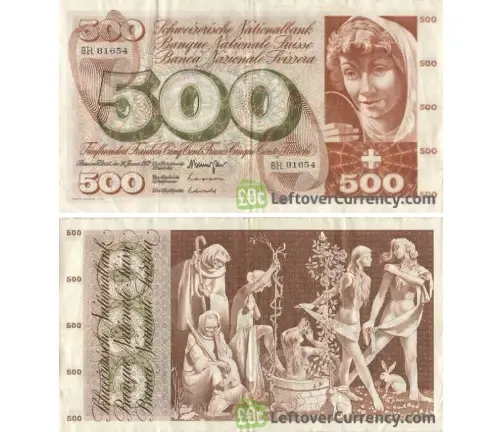 Nota de 500 Francos - 1957 até 1977