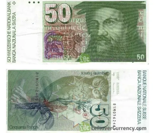 Nota de 50 Francos - 1978 até 2000