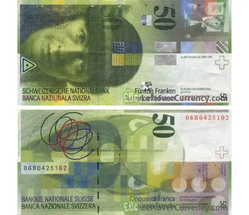 Nota de 50 Francos - 1995 até 2016